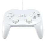 Συμβατό Wii Classic Pro Λευκό Χειριστήριο για Nintendo Wii
