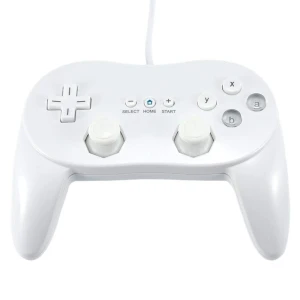 Mayflash Συμβατό Wii Classic Pro Λευκό Χειριστήριο για Nintendo Wii