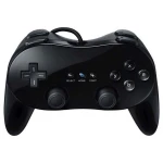 Κλασικό Pro Wii Μαύρο Συμβατό χειριστήριο για Nintendo Wii