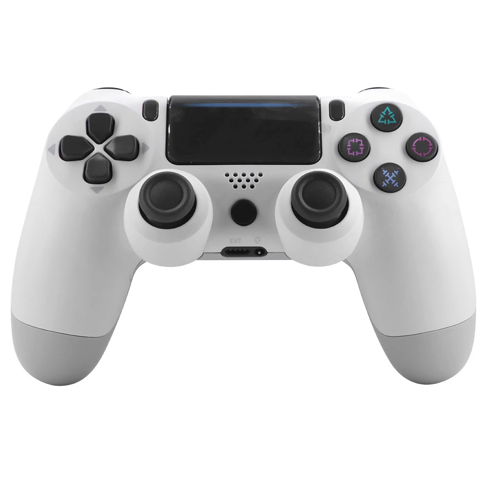 Συμβατό ασύρματο χειριστήριο PS4 λευκό DoubleShock 4
