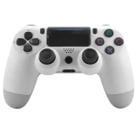 Συμβατό ασύρματο χειριστήριο PS4 λευκό DoubleShock 4