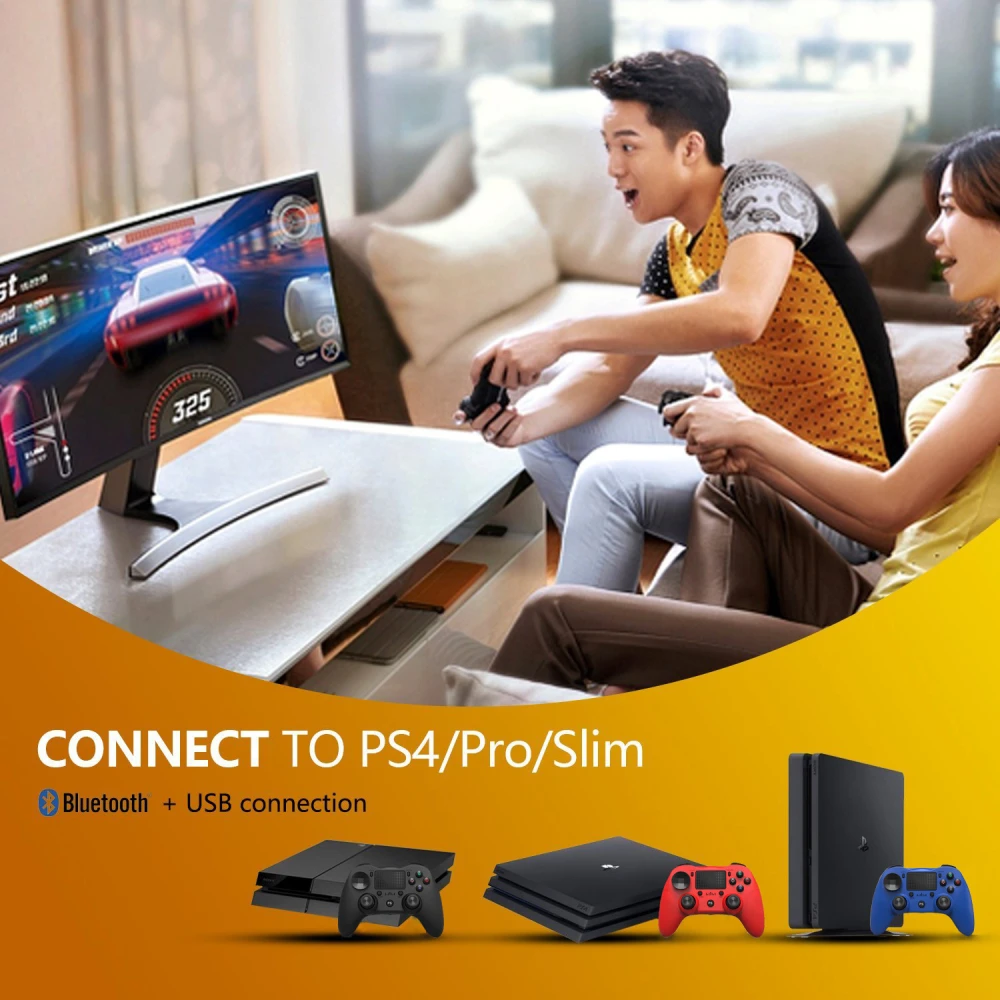 Ασύρματο χειριστήριο PS4 συμβατό μαύρο DoubleShock 4