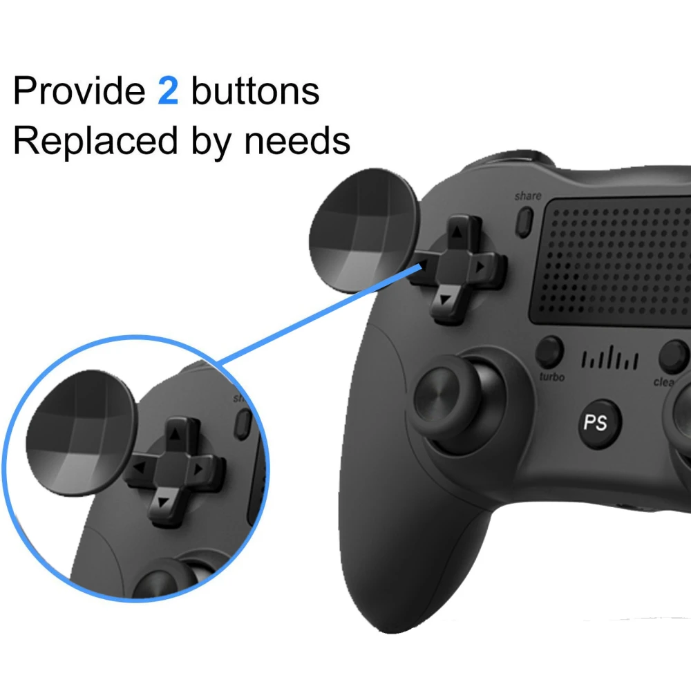 Ασύρματο χειριστήριο PS4 συμβατό μαύρο DoubleShock 4