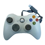 Ενσύρματο χειριστήριο Xbox 360 συμβατό λευκό - εργονομικό