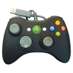 Ενσύρματο χειριστήριο Xbox 360 συμβατό μαύρο για μέγιστη άνεση και έλεγχο