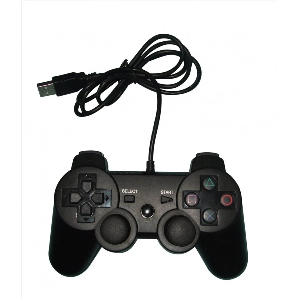 Διπλό χειριστήριο shock PS3 PC USB συμβατό και οικονομικό