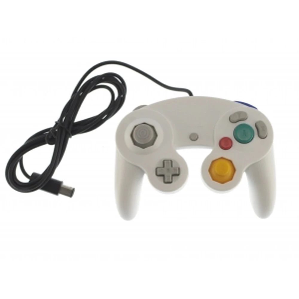 Λευκό χειριστήριο GameCube για Wii με δόνηση - satkit