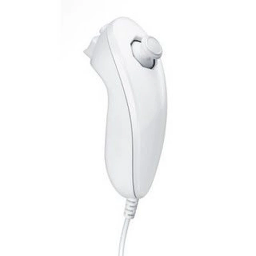 Λευκό Συμβατό Nunchuck Wii για Ακριβή και Άνετο Έλεγχο