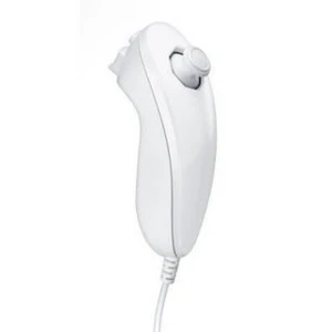 Λευκό Συμβατό Nunchuck Wii για Ακριβή και Άνετο Έλεγχο