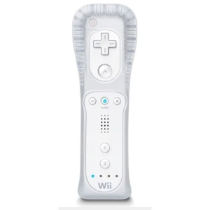 Λευκό Wii χειριστήριο συμβατό με ενσωματωμένο Motion Plus