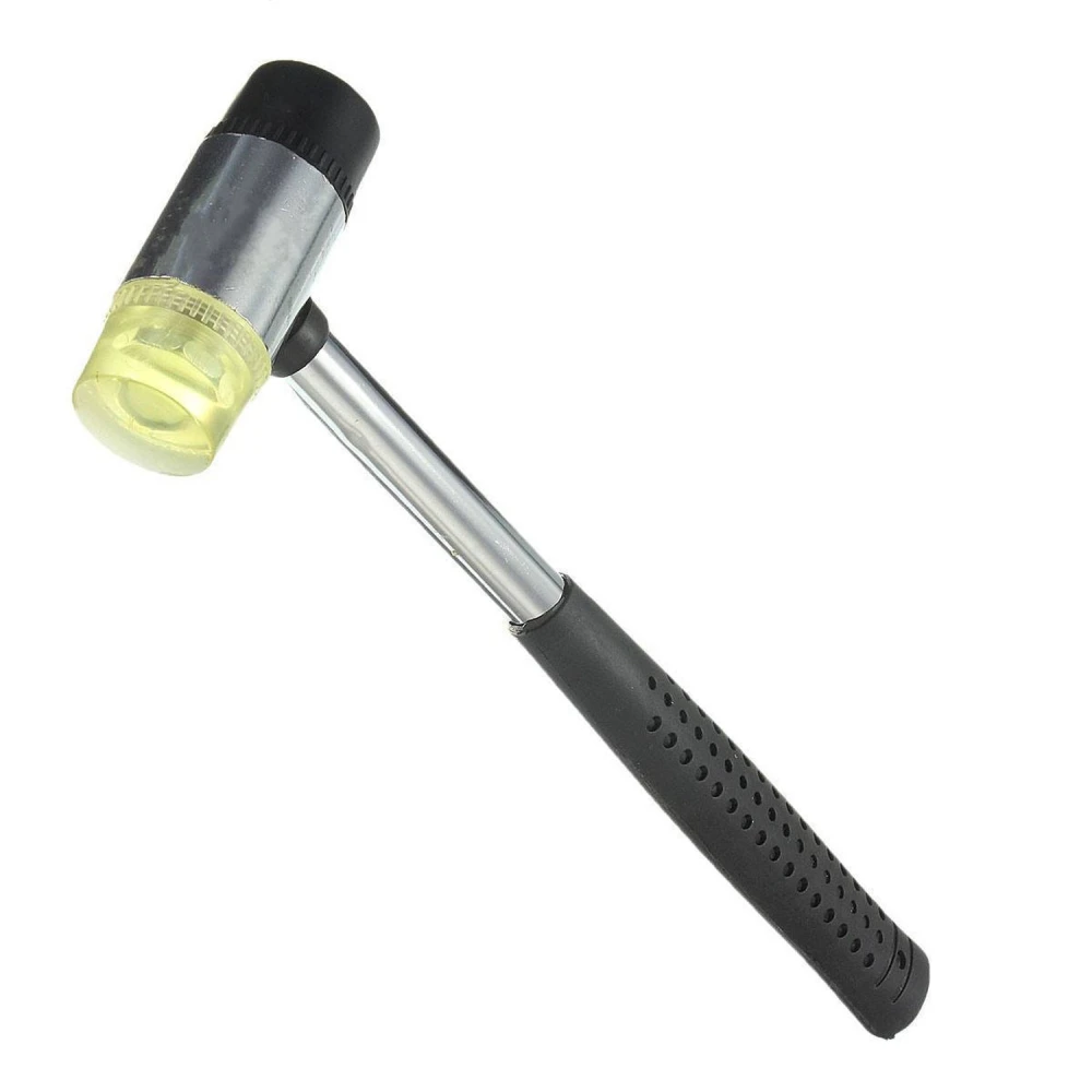 Martillo de goma doble cara ideal para bricolaje y reparaciones en el hogar