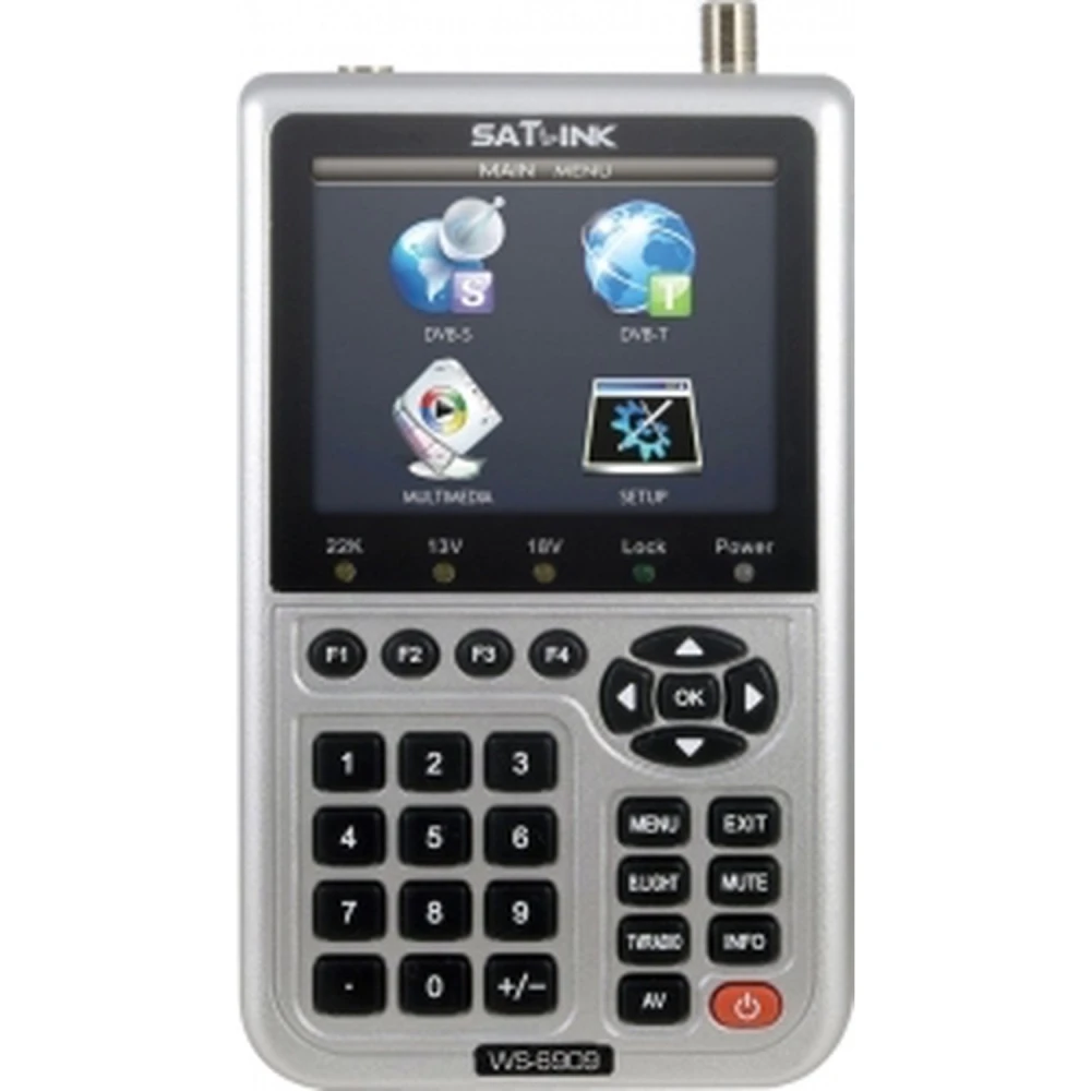 Ψηφιακός αναλυτής σήματος TV Satlink WS-6909 για DVB-T και DVB-S