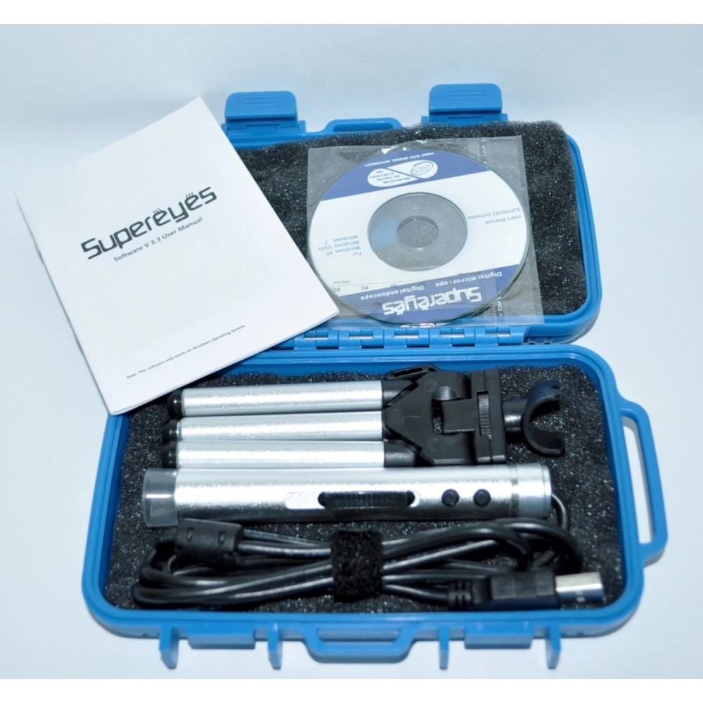 USB μικροσκόπιο Supereyes B010 2 Megapixel HD 400X με βάση