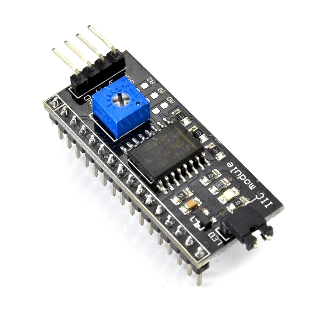 Μονάδα διεπαφής I2C για Arduino 1602 LCD και 2004 LCD συμβατή και αποδοτική