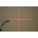 Κόκκινο laser module σταυρωτής εστίασης 5mW 3V-5V για ηλεκτρονικές μετρήσεις