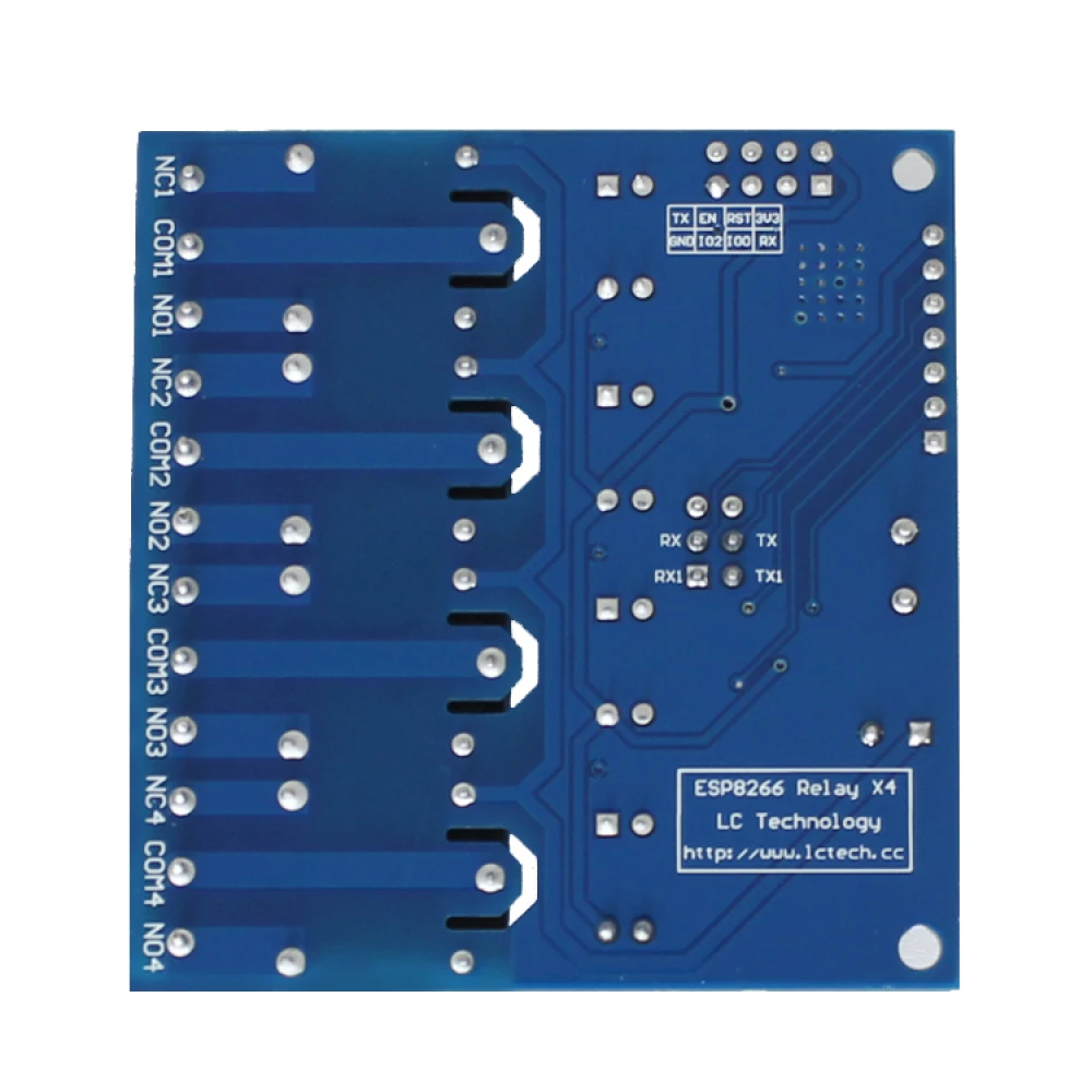 Μονάδα ρελέ WiFi 4 καναλιών ESP8266 για απομακρυσμένο έλεγχο smart home