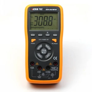Ψηφιακό πολύμετρο autorange Victor 70C με USB για ακριβείς μετρήσεις