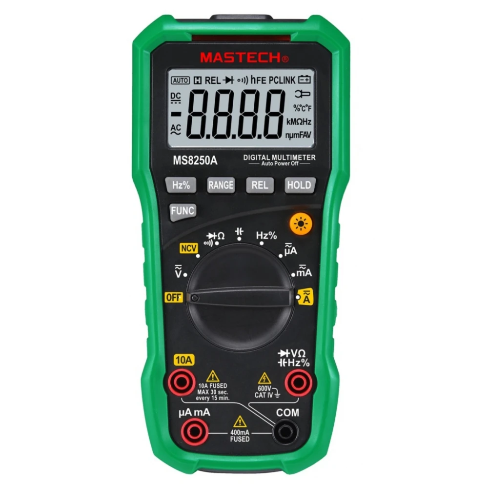 Ψηφιακό πολύμετρο Mastech MS8250A με ανιχνευτή τάσης χωρίς επαφή