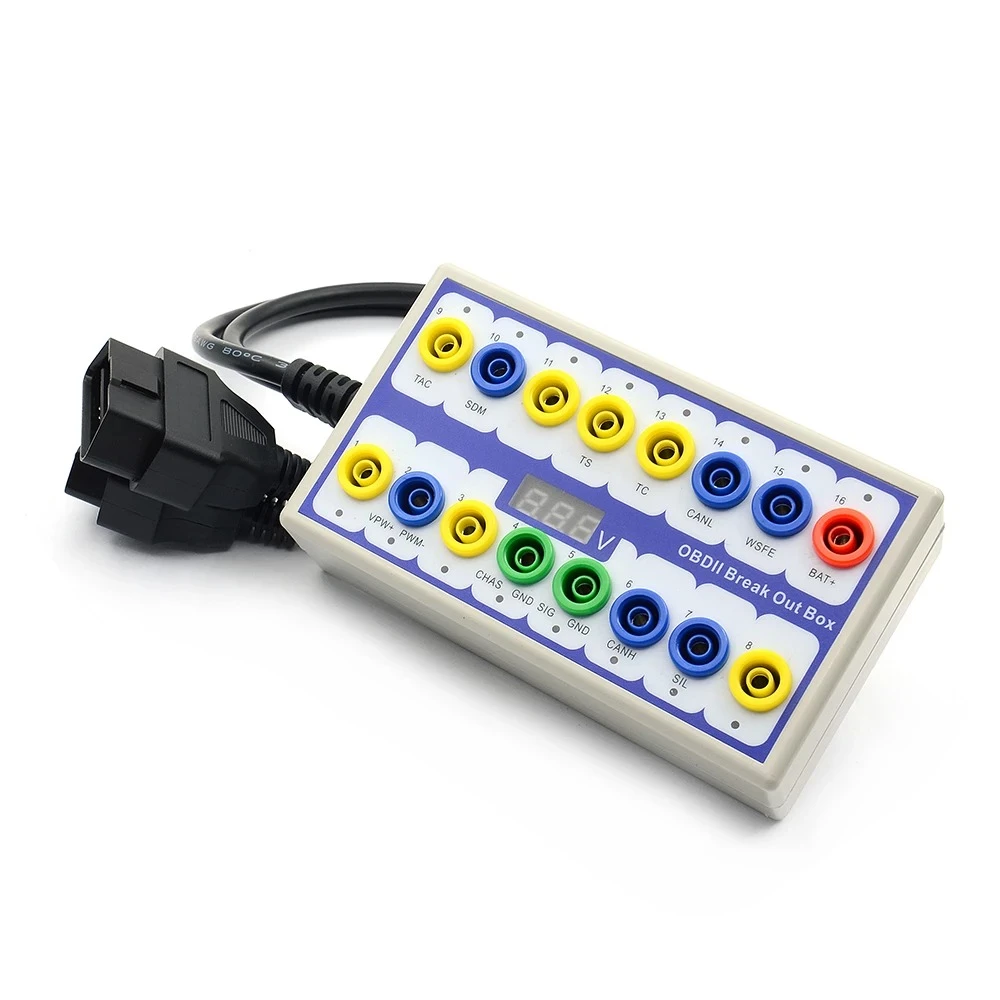 OBDII Breakout Box ανιχνευτής πρωτοκόλλου - επαγγελματικό διαγνωστικό εργαλείο