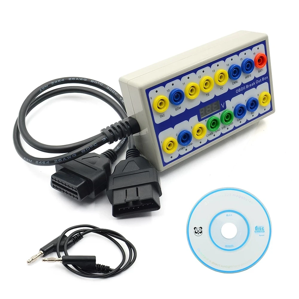 OBDII Breakout Box ανιχνευτής πρωτοκόλλου - επαγγελματικό διαγνωστικό εργαλείο