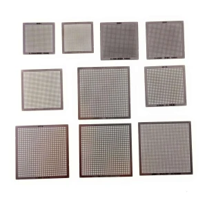 Πακέτο 10 Universal BGA Reballing Stencils 0,3 έως 0,76 mm