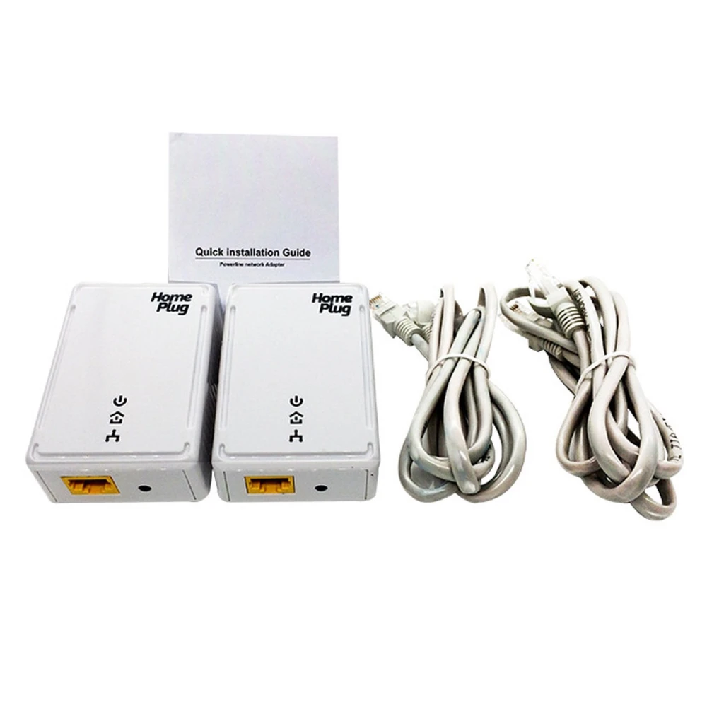 Σετ 2 PLC Ethernet 500Mbps για Internet μέσω ρεύματος