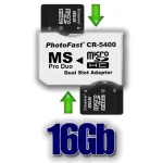 Πακέτο προσαρμογέα 2xMicroSDHC σε MS Pro Duo 32GB για PSP και κάμερα