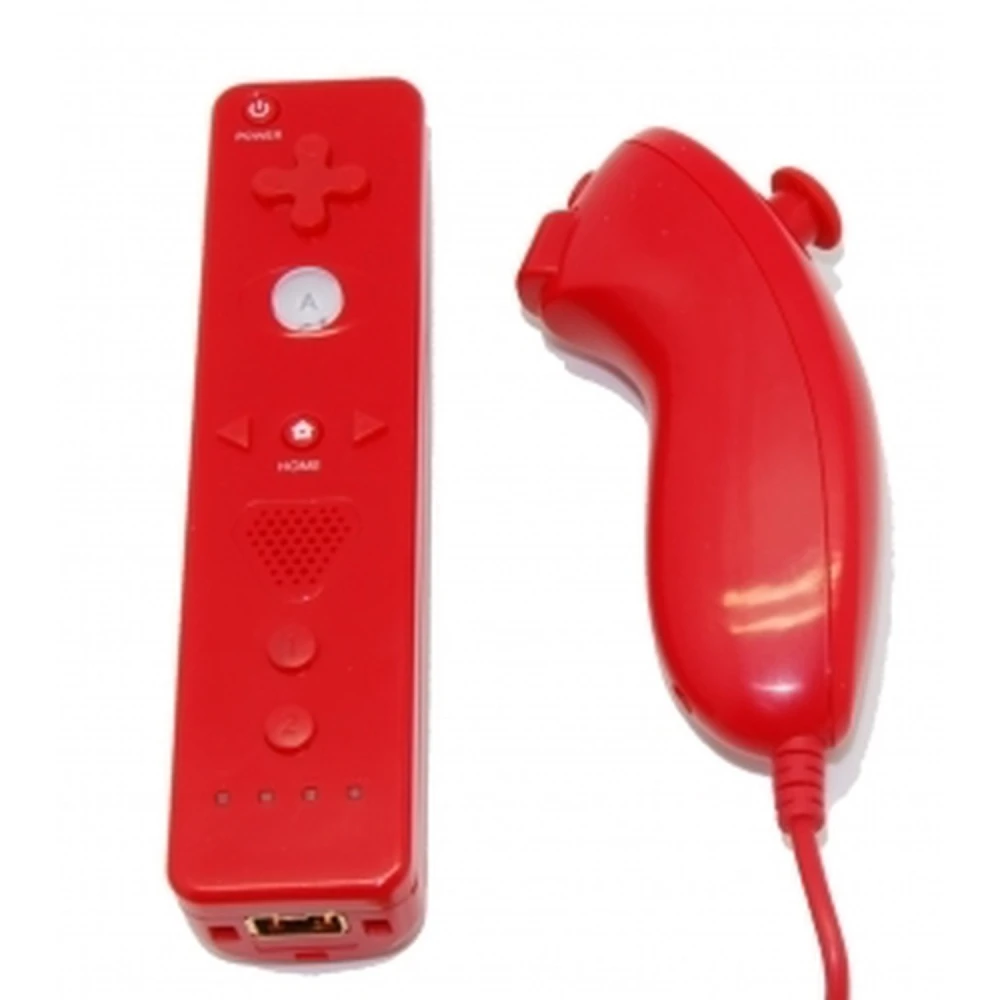 Σετ Wii Remote με Wiimotion Plus και Κόκκινο Nunchuck για Wii