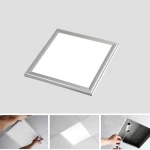 LED πάνελ Slim 30x30cm 12W ασημί πλαίσιο 6000K