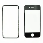 Μαύρη γυάλινη οθόνη iPhone 4 με αυτοκόλλητο πλαίσιο
