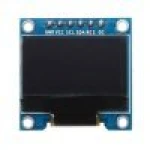 Οθόνη OLED 0.96 ιντσών λευκή SPI module 12864 LED για Arduino satkit