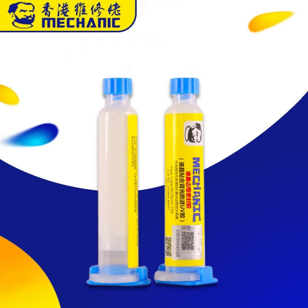 Κόλλα Mechanic MCNUV-706 για οθόνη LCD κινητού και στεγανοποίηση πλαισίου