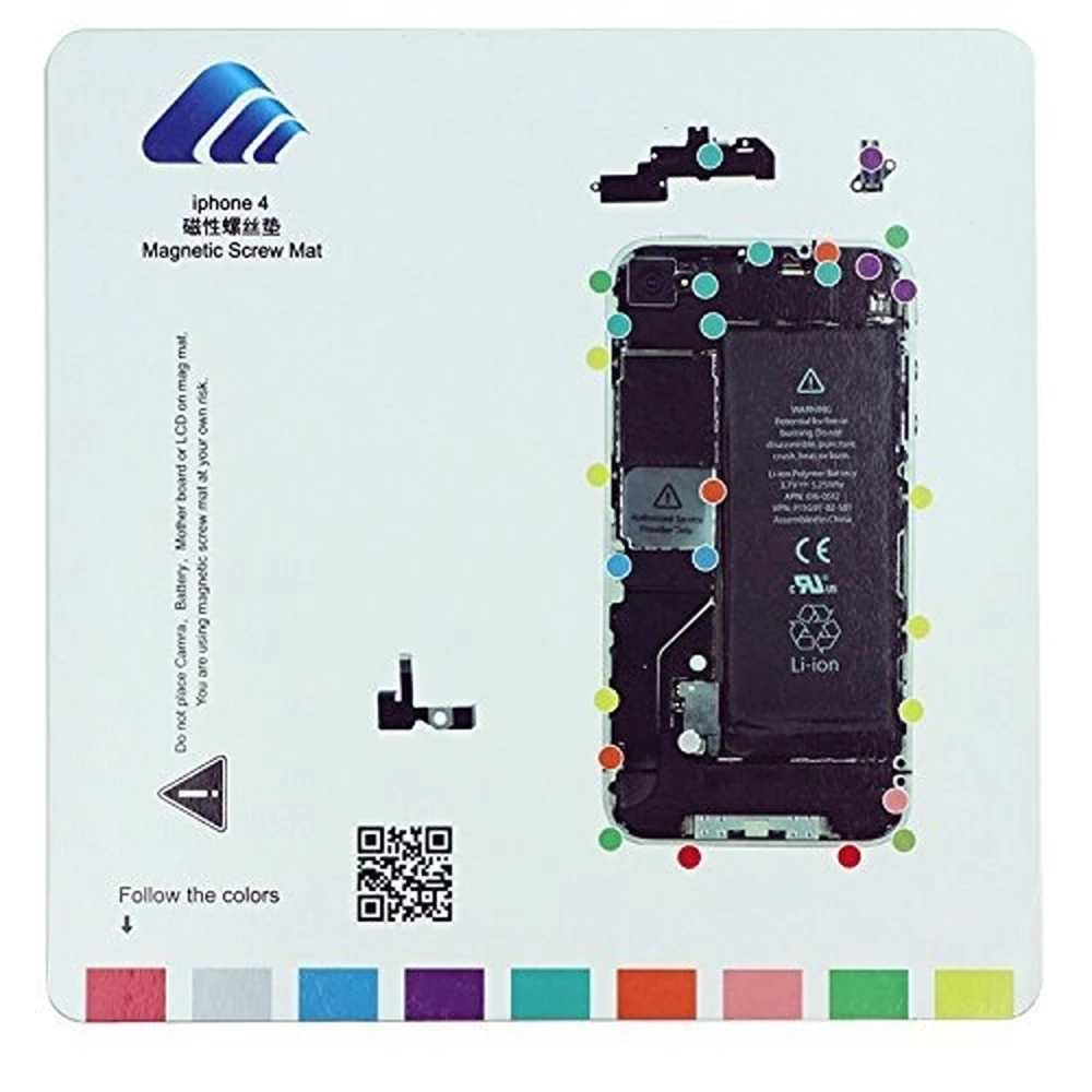 Μαγνητικός πίνακας οργάνωσης βιδών iPhone 4 της satkit