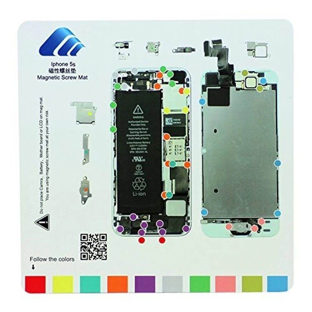 Μαγνητικός πίνακας οργάνωσης βιδών iPhone 5S της satkit