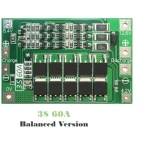 Εξισορροπημένη πλακέτα προστασίας PCB 3S 60A για μπαταρία λιθίου
