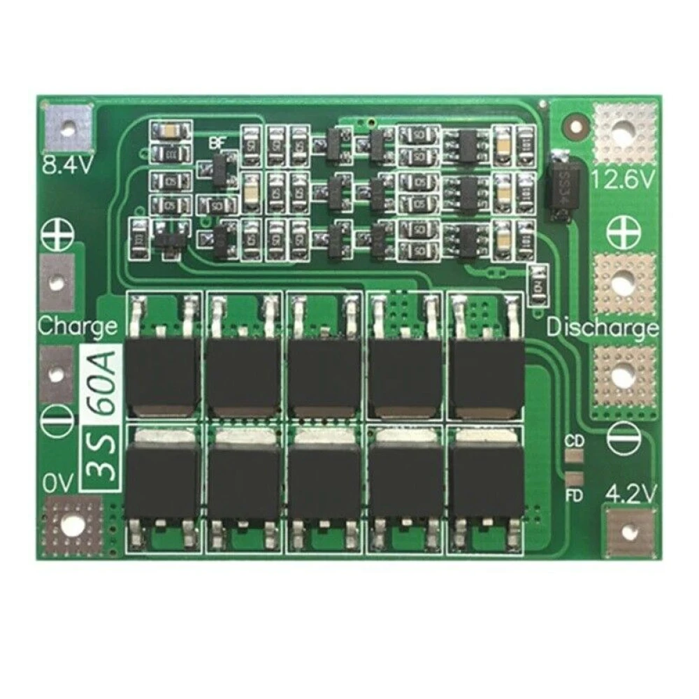 Πλακέτα προστασίας PCB 3S 60A για μπαταρία λιθίου
