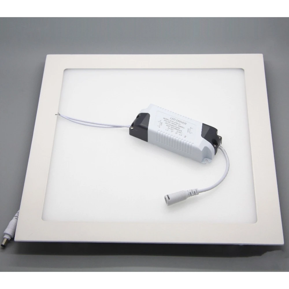 Τετράγωνη LED Πλάκα 24W Ψυχρό Λευκό 6000K Superslim