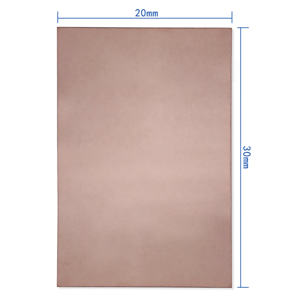 Πλακέτα PCB χαλκού 20x30cm μονής όψης από FR4 για DIY