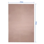 Πλακέτα PCB χαλκού 20x30cm μονής όψης από FR4 για DIY