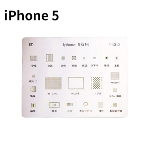 Πλάκα Stencil IC iPhone 5 για BGA Reballing με Άμεση Θερμότητα