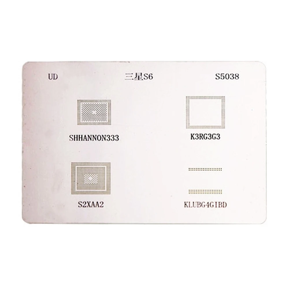 Πλακέτα stencil IC Samsung S6 - πρότυπο reballing για επισκευή BGA
