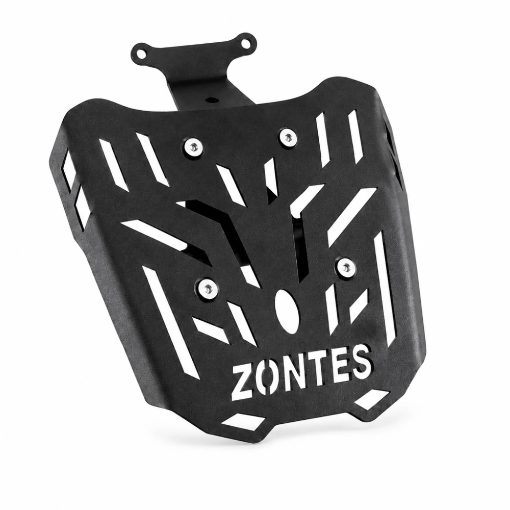 Πίσω Σχάρα Zontes 150X / 125X — Σιδερένια Σχάρα Αποσκευών 4 mm, Μαύρη