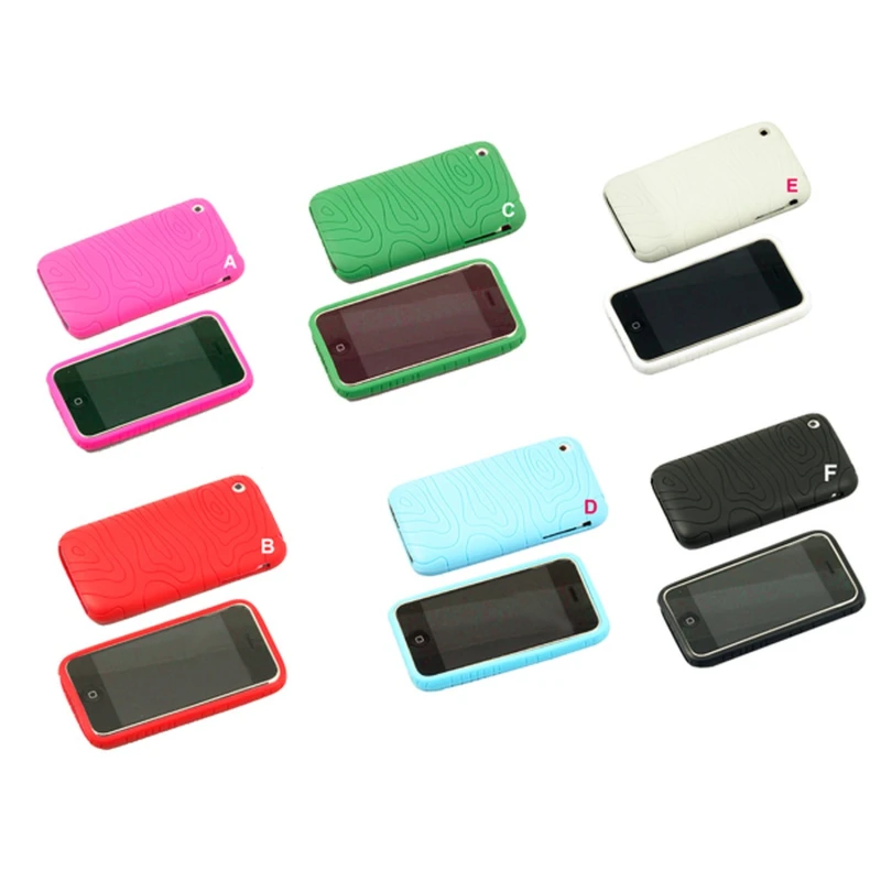 Θήκη σιλικόνης για iPhone 3G και iPhone 3GS σε 7 χρώματα