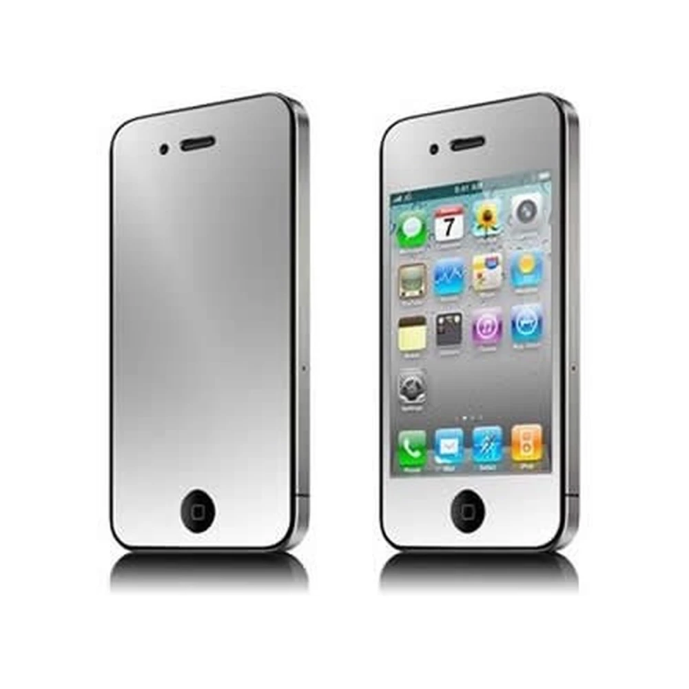 Προστατευτικό οθόνης iPhone 4G με εφέ καθρέφτη και αντιχαρακτική προστασία