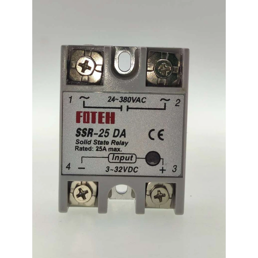 Ρελέ στερεάς κατάστασης Fotek SSR-25 25A για αποδοτικό έλεγχο