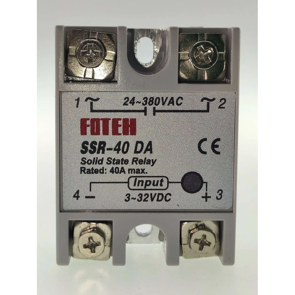 Ρελέ στερεάς κατάστασης Fotek SSR-40 40A για ακριβή έλεγχο φορτίων