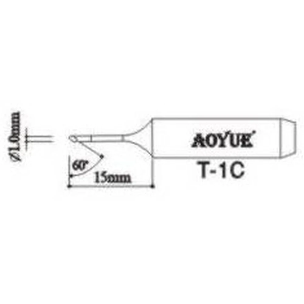 Ανταλλακτική μύτη κολλητηριού Aoyue T1C για σταθμούς κόλλησης