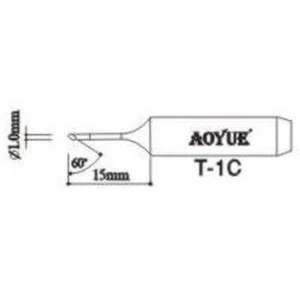 Ανταλλακτική μύτη κολλητηριού Aoyue T1C για σταθμούς κόλλησης