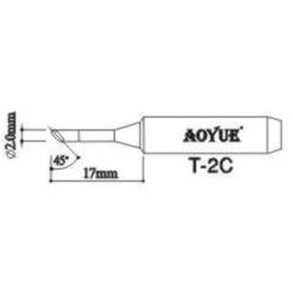 Ανταλλακτική μύτη κολλητηριού Aoyue T2c για σταθμούς κόλλησης
