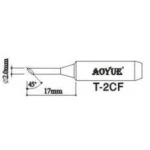 Ανταλλακτική μύτη κολλητηριού Aoyue T2CF για σταθμούς κόλλησης
